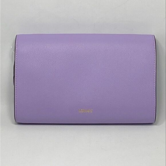 Versace La Medusa Tonal Leather Wallet Crossbody Bag - Picture 4 of 13